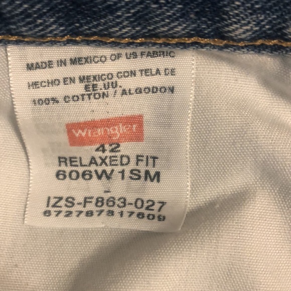 Wrangler denim shorts size 42 - Picture 4 of 4